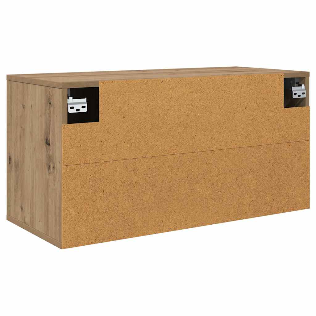 Nástěnný Tv Kabinet 80 X 34.5 X 40 Cm Dub Artisan