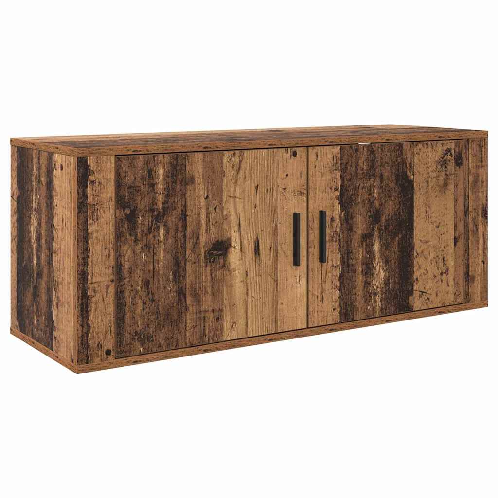 Nástěnný Tv Kabinet 100 X 34,5 X 40 Cm Staré Dřevo