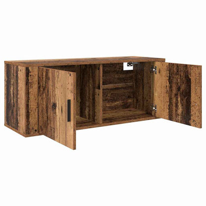 Nástěnný Tv Kabinet 100 X 34,5 X 40 Cm Staré Dřevo