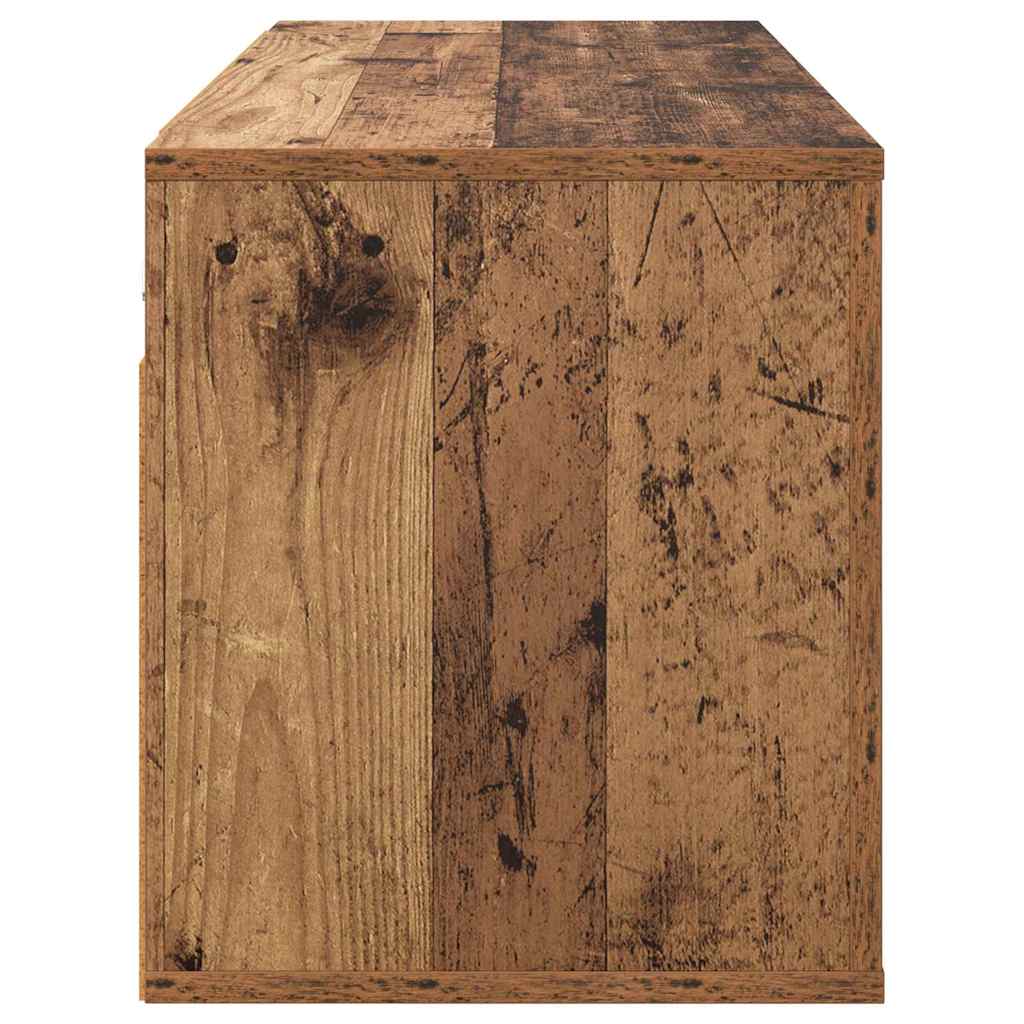 Nástěnný Tv Kabinet 100 X 34,5 X 40 Cm Staré Dřevo