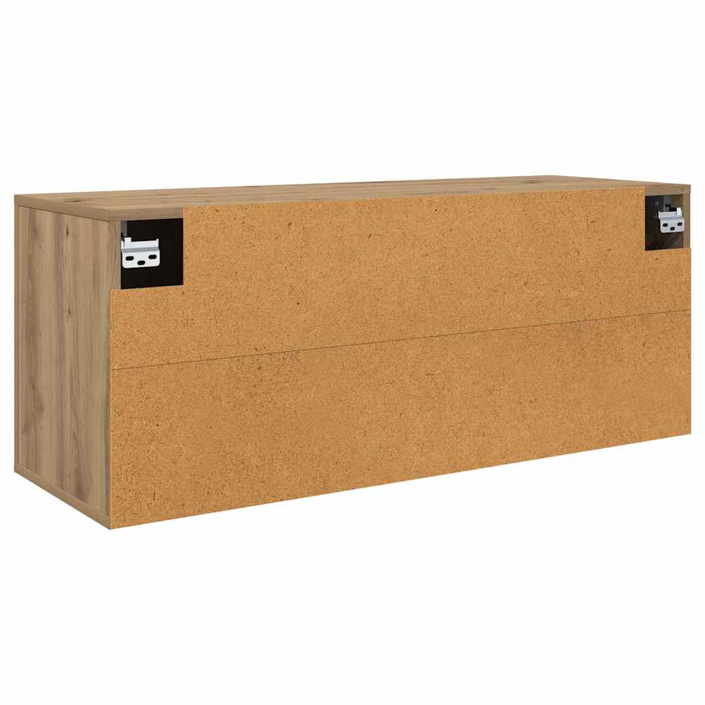 Nástěnný Tv Kabinet 100 X 34,5 X 40 Cm Artisanový Dub