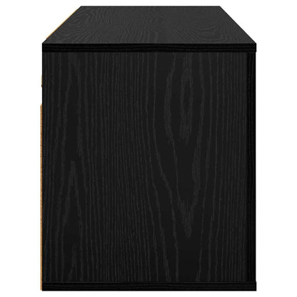 Nástěnný Tv Kabinet 100 X 34,5 X 40 Cm Černý Dub