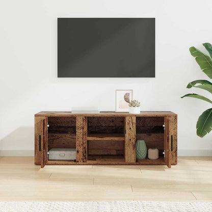 Televizní Skříň 100 X 31,5 X 35 Cm Staré Dřevo Kompozitní Dřevo