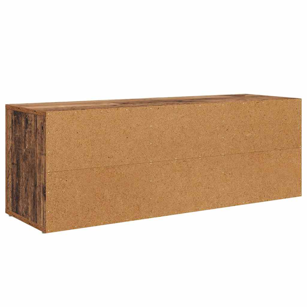 Televizní Skříň 100 X 31,5 X 35 Cm Staré Dřevo Kompozitní Dřevo