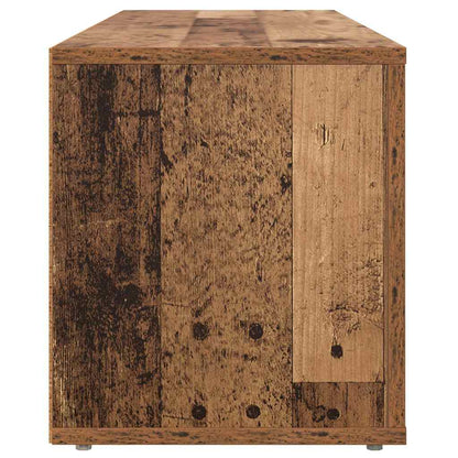 Televizní Skříň 100 X 31,5 X 35 Cm Staré Dřevo Kompozitní Dřevo