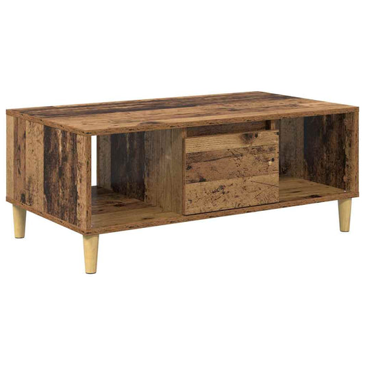 Konferenční Stolek Staré Dřevo 90 X 50 X 26.5 Cm