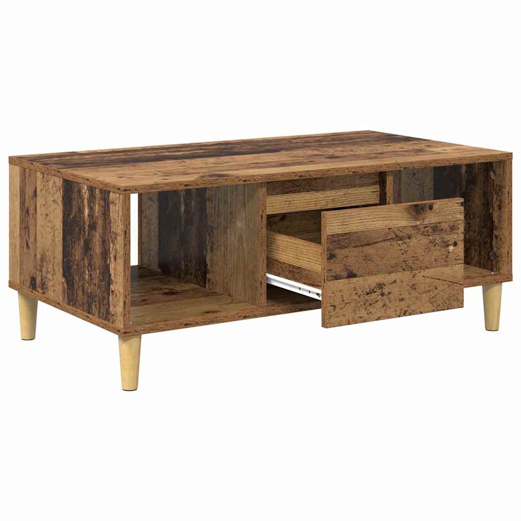 Konferenční Stolek Staré Dřevo 90 X 50 X 26.5 Cm