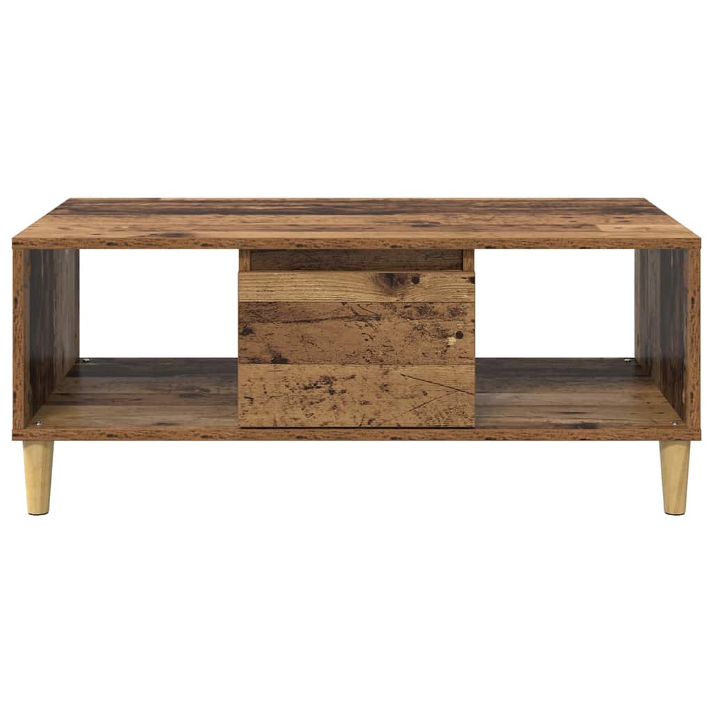 Konferenční Stolek Staré Dřevo 90 X 50 X 26.5 Cm