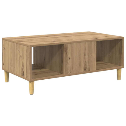 Konferenční Stolek Artisanový Dub 90 X 50 X 26.5 Cm