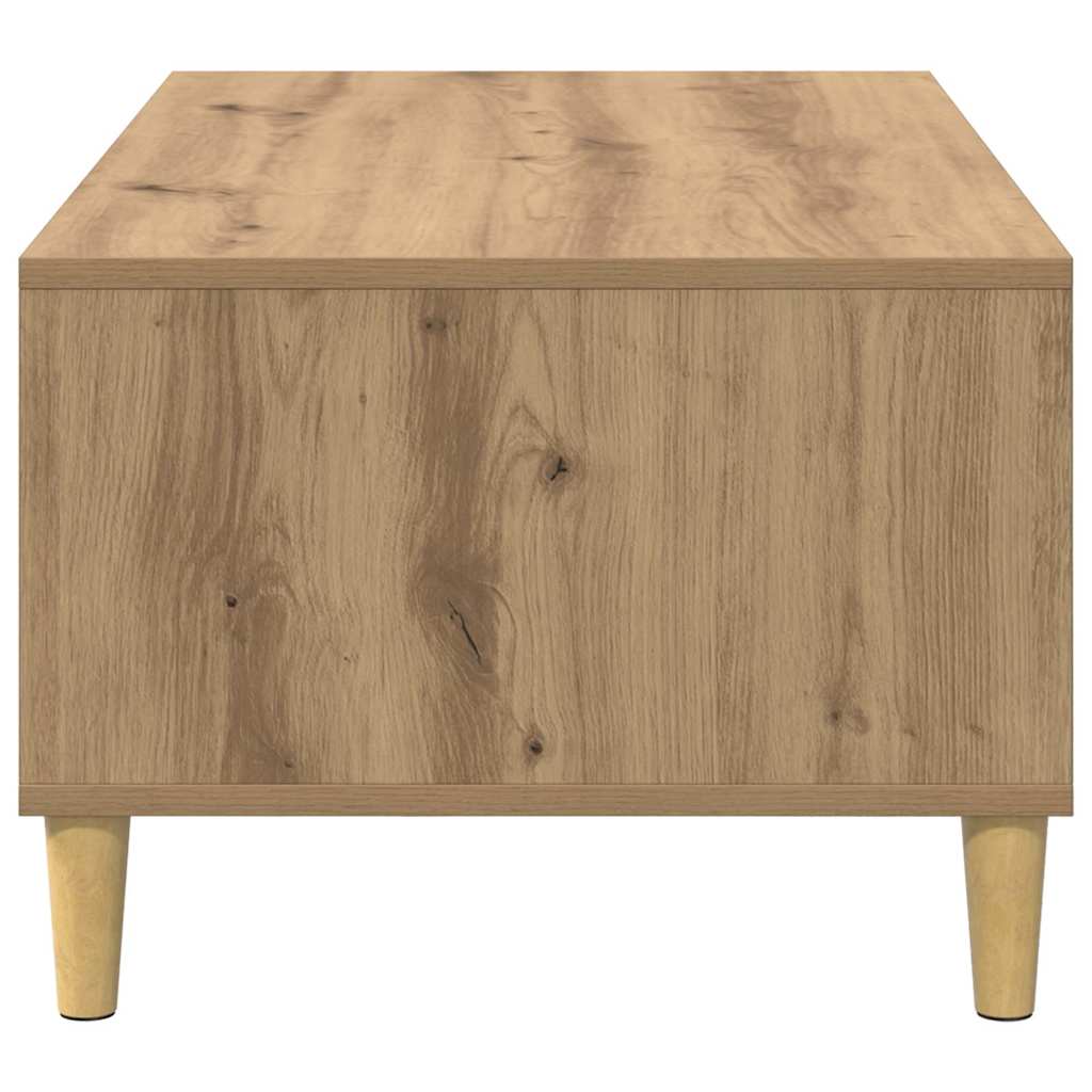 Konferenční Stolek Artisanový Dub 90 X 50 X 26.5 Cm