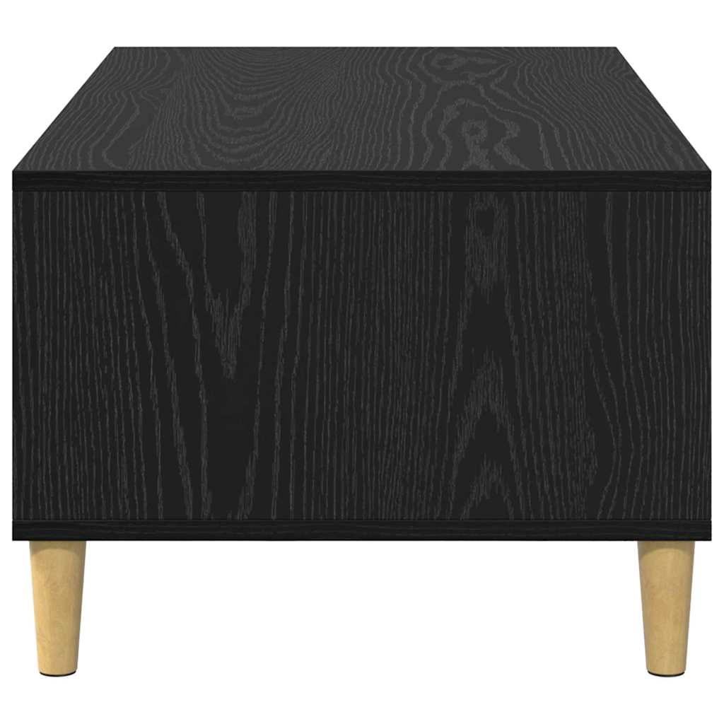 Konferenční Stolek Černý Dub 90 X 50 X 26.5 Cm Kompozitní Dřevo