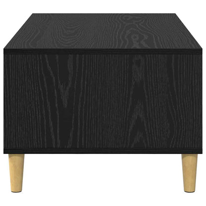 Konferenční Stolek Černý Dub 90 X 50 X 26.5 Cm Kompozitní Dřevo