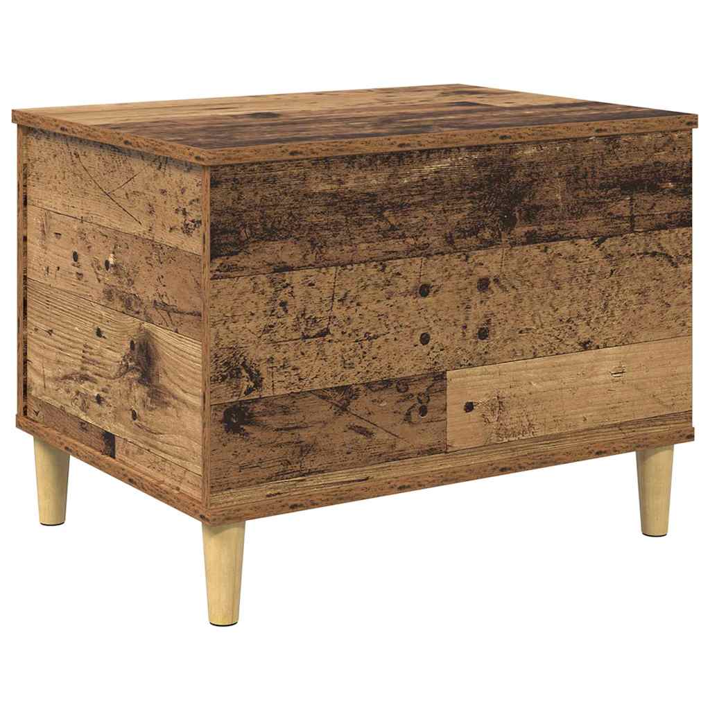 Noční Skříňka Staré Dřevo 60 X 44,5 X 45 Cm Kompozitní Dřevo