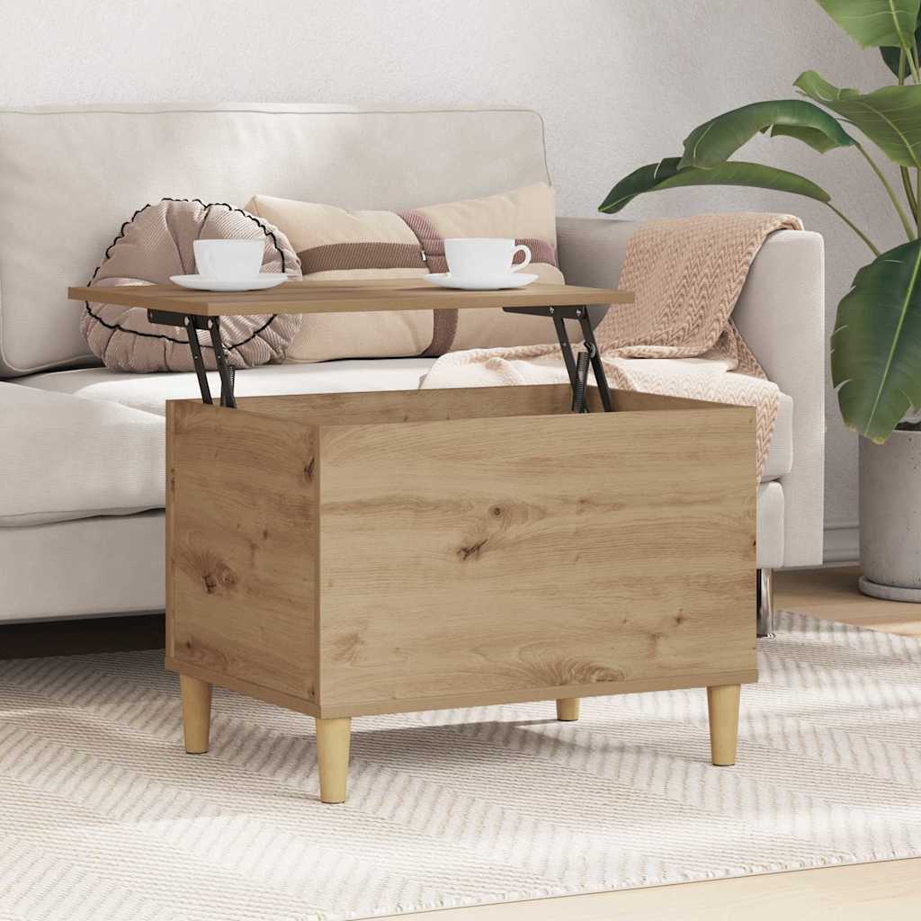 Noční Skříňka Artisanový Dub 60 X 44,5 X 45 Cm Kompozitní Dřevo
