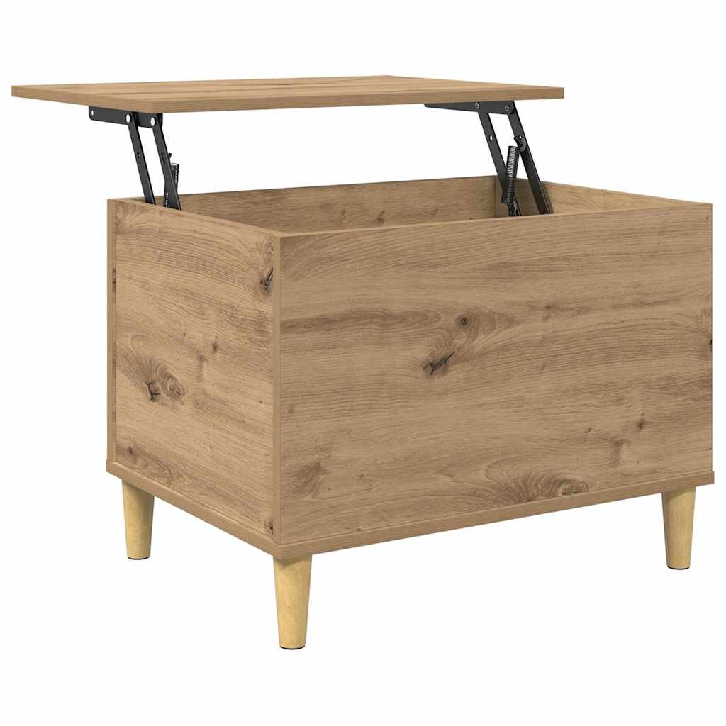 Noční Skříňka Artisanový Dub 60 X 44,5 X 45 Cm Kompozitní Dřevo
