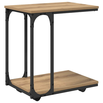 Boční Stůl Artisanový Dub 50 X 35 X 55.5 Cm Kompozitní Dřevo