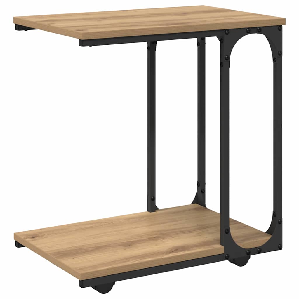 Boční Stůl Artisanový Dub 50 X 35 X 55.5 Cm Kompozitní Dřevo
