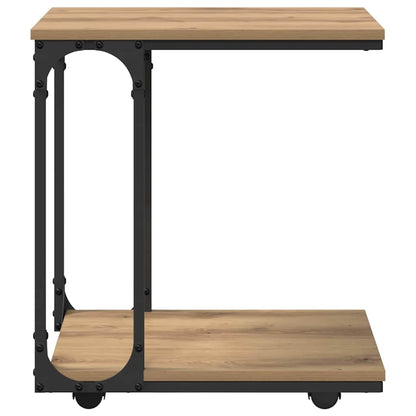Boční Stůl Artisanový Dub 50 X 35 X 55.5 Cm Kompozitní Dřevo