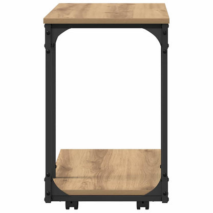 Boční Stůl Artisanový Dub 50 X 35 X 55.5 Cm Kompozitní Dřevo