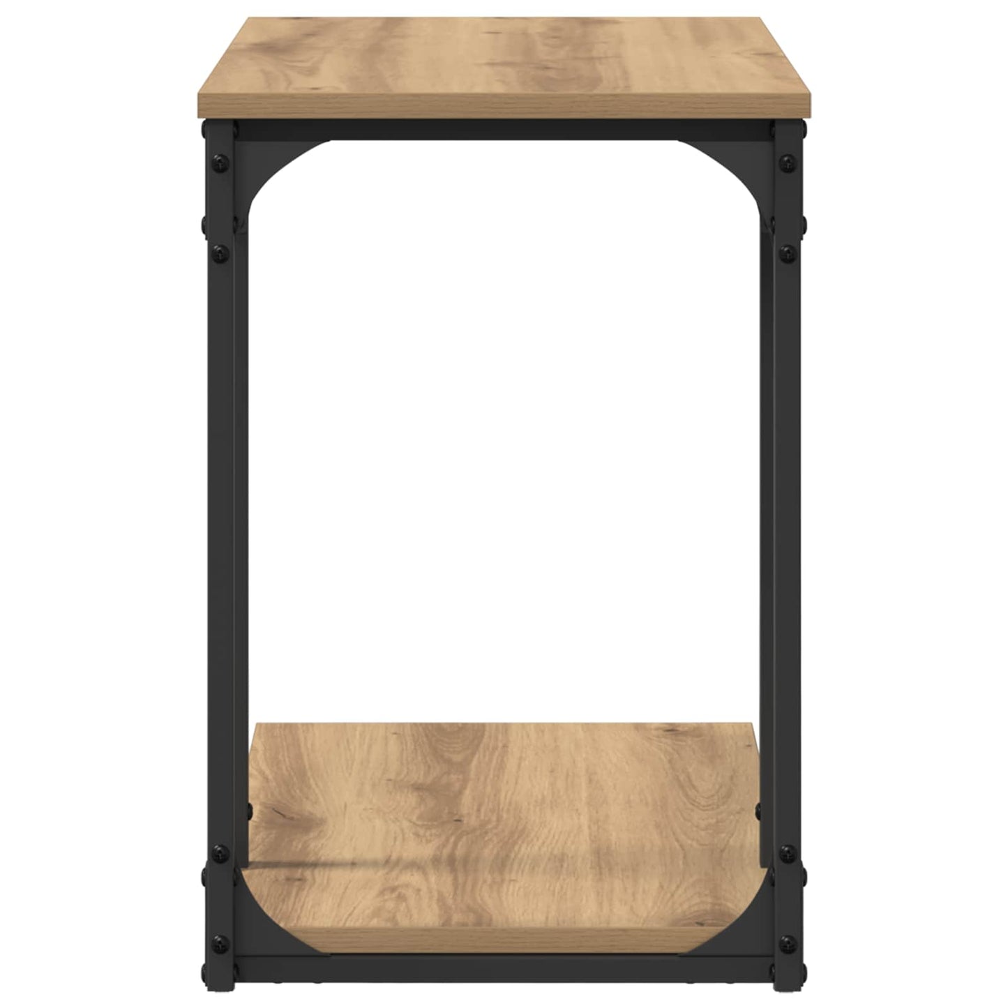 Boční Stůl Artisanový Dub 50 X 35 X 52 Cm Kompozitní Dřevo