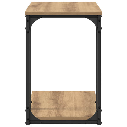 Boční Stůl Artisanový Dub 50 X 35 X 52 Cm Kompozitní Dřevo