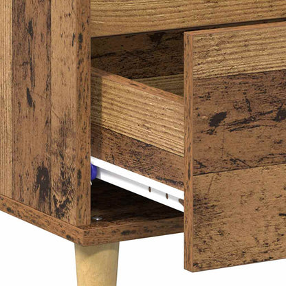 Konferenční Stolek Staré Dřevo 90 X 50 X 35 Cm Kompozitní Dřevo
