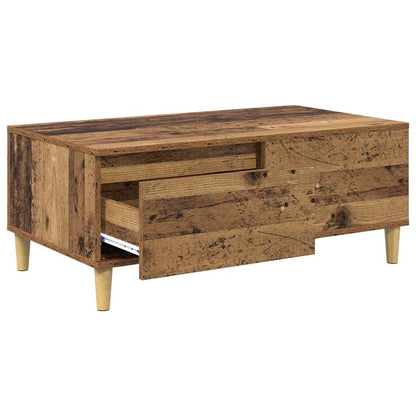 Konferenční Stolek Staré Dřevo 90 X 50 X 35 Cm Kompozitní Dřevo