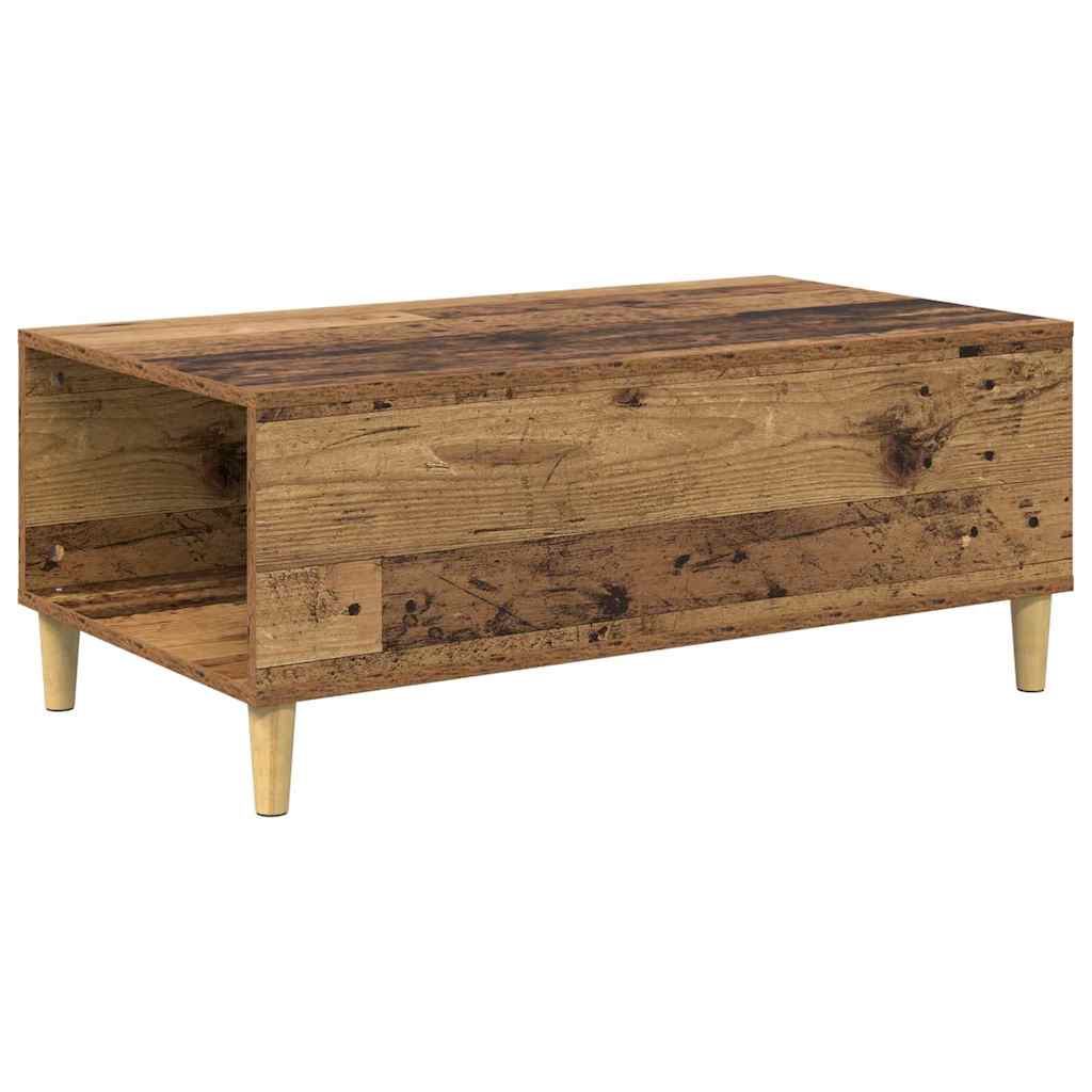 Konferenční Stolek Staré Dřevo 90 X 50 X 35 Cm Kompozitní Dřevo