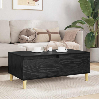 Konferenční Stolek Černý Dub 90 X 50 X 35 Cm Kompozitní Dřevo