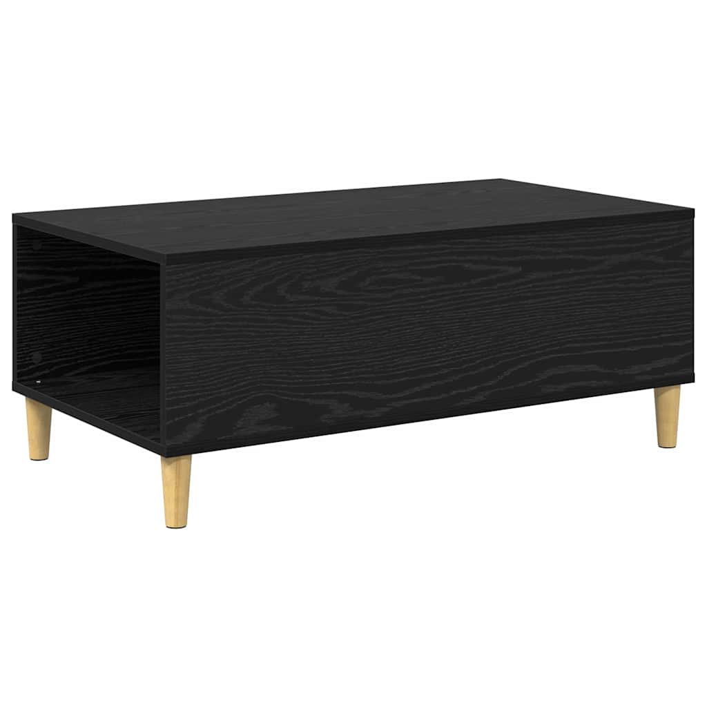 Konferenční Stolek Černý Dub 90 X 50 X 35 Cm Kompozitní Dřevo