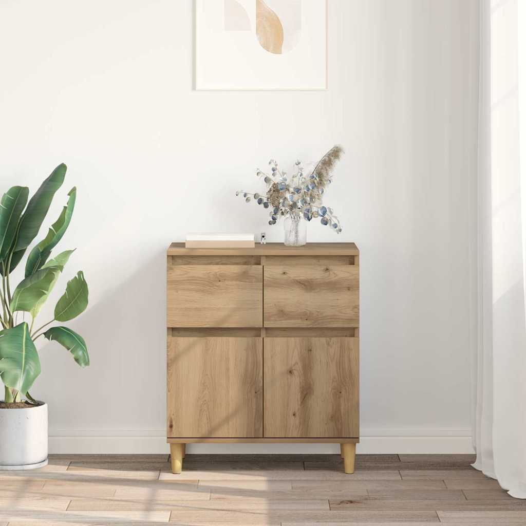 Servírovací Skříň Artisanový Dub 60 X 35 X 70 Cm