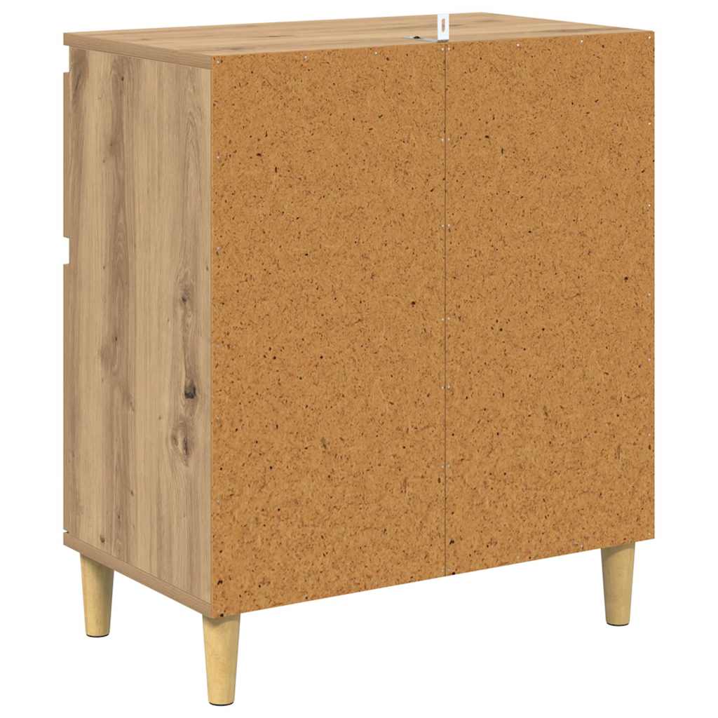 Servírovací Skříň Artisanový Dub 60 X 35 X 70 Cm