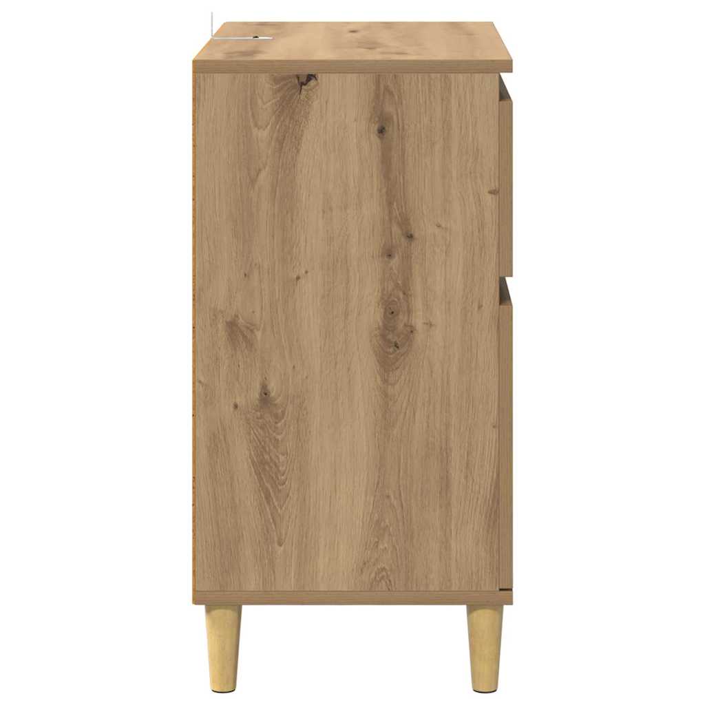 Servírovací Skříň Artisanový Dub 60 X 35 X 70 Cm