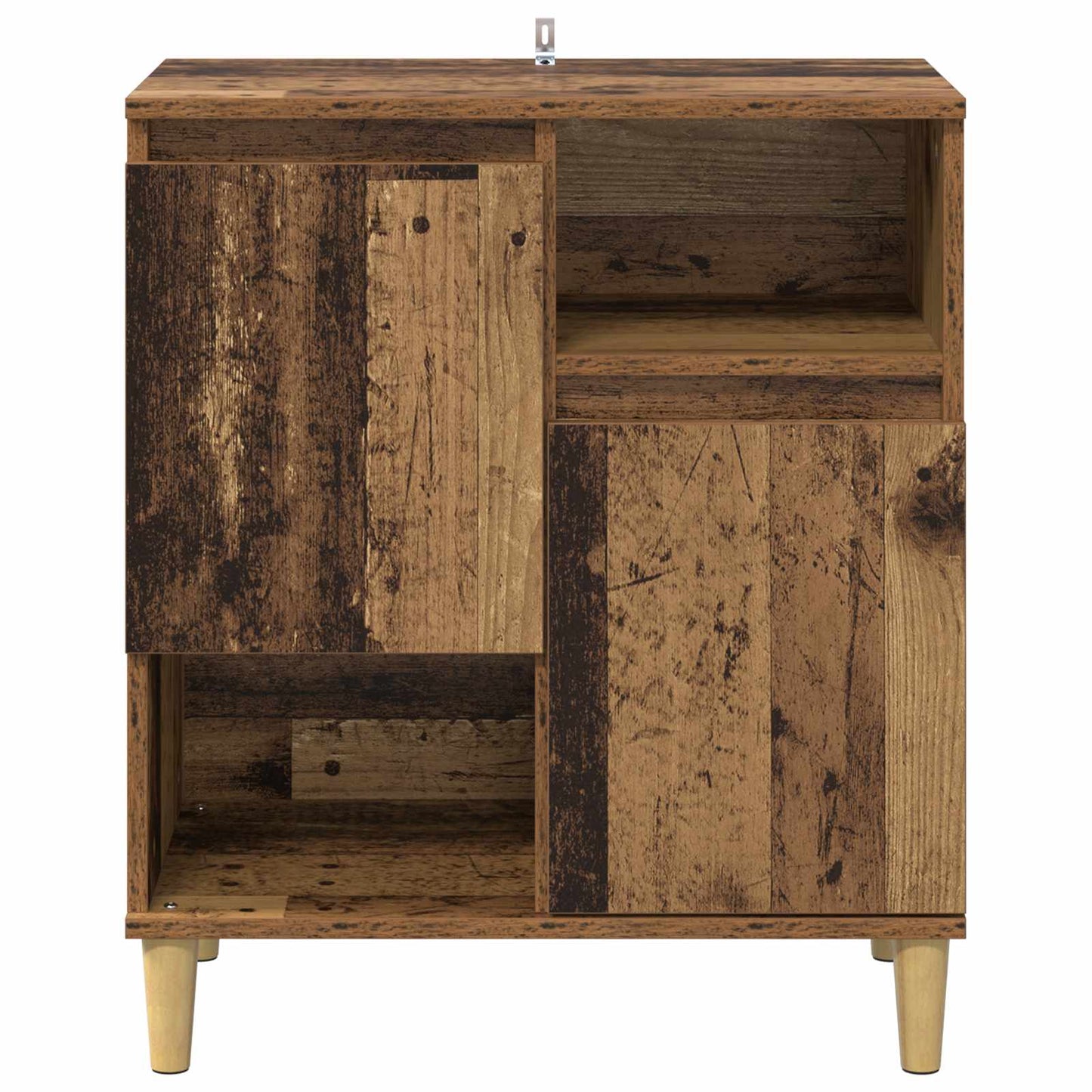 Servírovací Skříň Staré Dřevo 35 X 60 X 70 Cm Kompozitní Dřevo