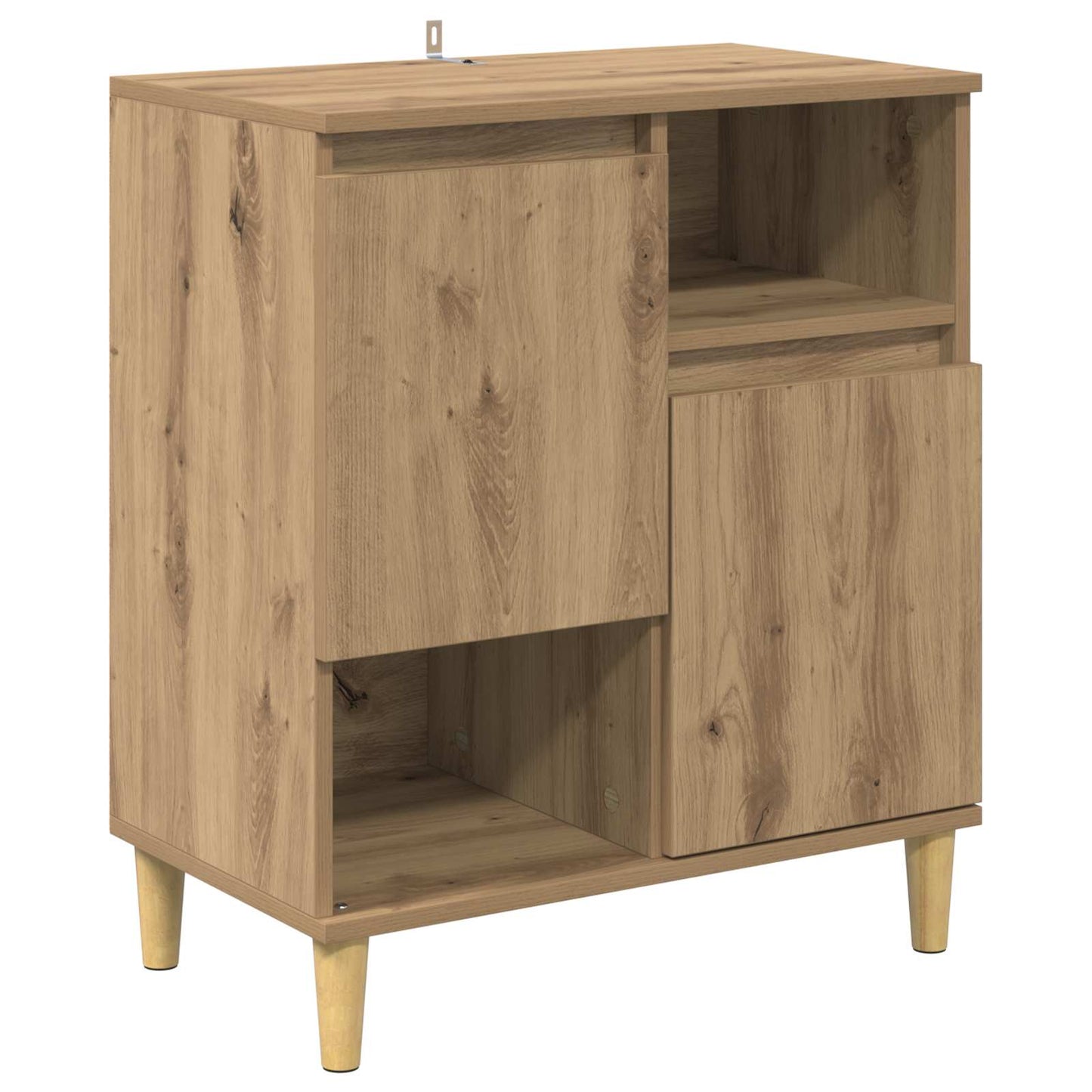 Servírovací Skříň Dub Artisan 35 X 60 X 70 Cm Kompozitní Dřevo