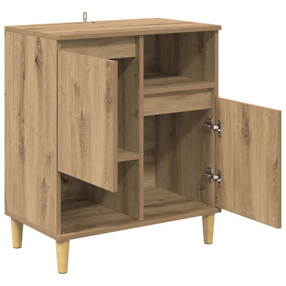 Servírovací Skříň Dub Artisan 35 X 60 X 70 Cm Kompozitní Dřevo