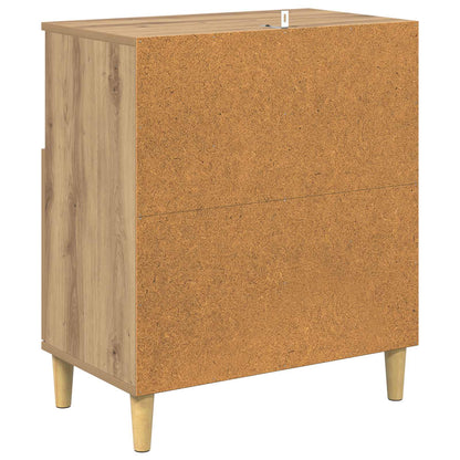 Servírovací Skříň Dub Artisan 35 X 60 X 70 Cm Kompozitní Dřevo