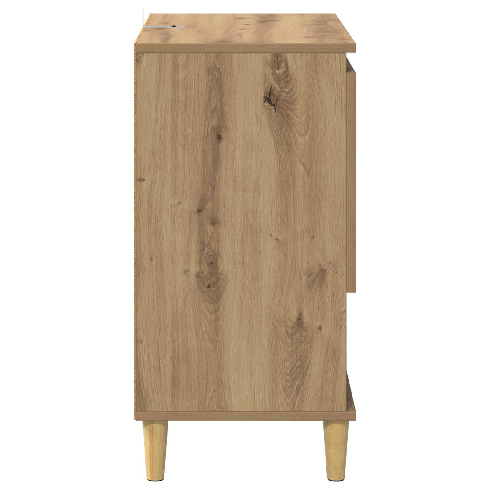 Servírovací Skříň Dub Artisan 35 X 60 X 70 Cm Kompozitní Dřevo