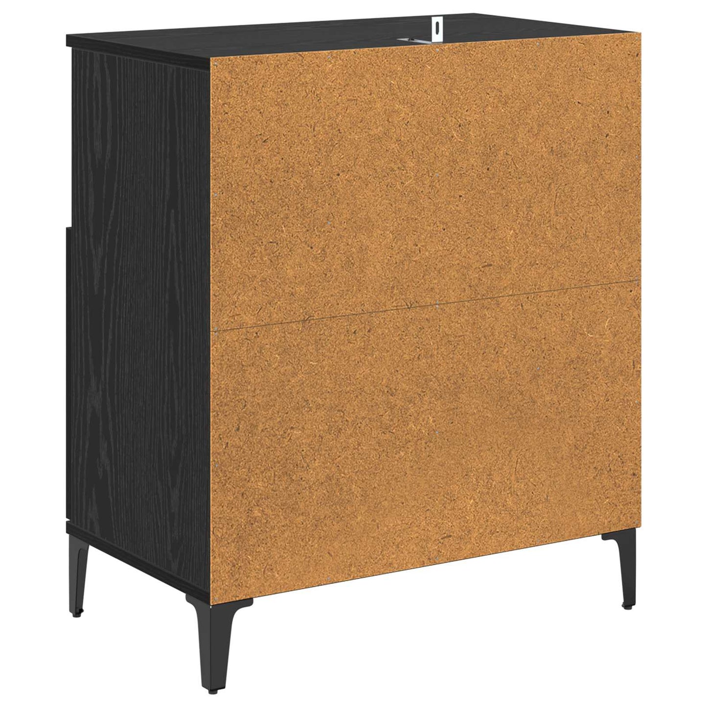 Servírovací Skříň Černý Dub 60 X 35 X 70 Cm Kompozitní Dřevo
