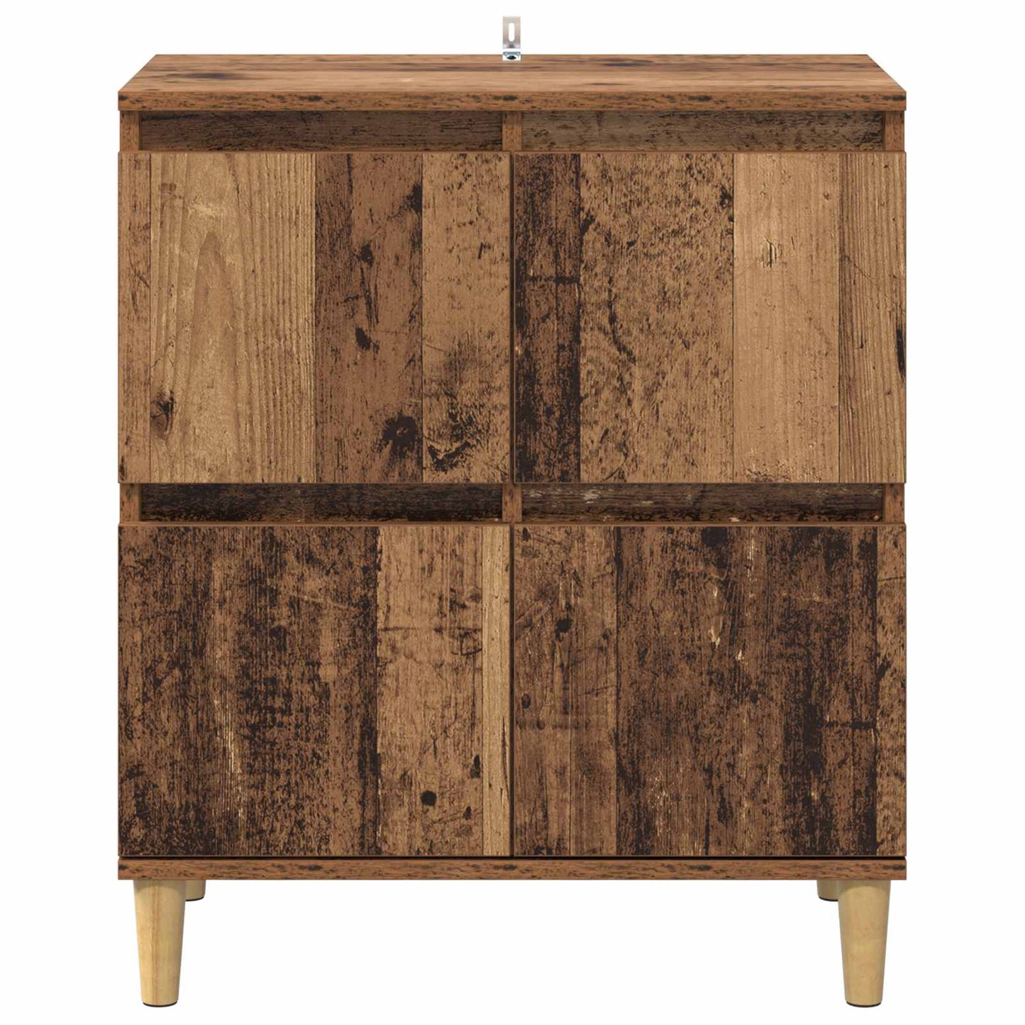 Servírovací Skříň Staré Dřevo 60 X 35 X 70 Cm Kompozitní Dřevo