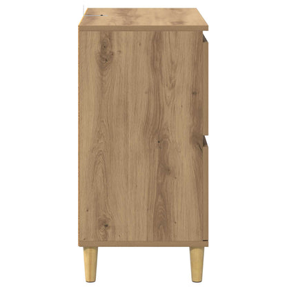 Servírovací Skříň Artisanový Dub 60 X 35 X 70 Cm