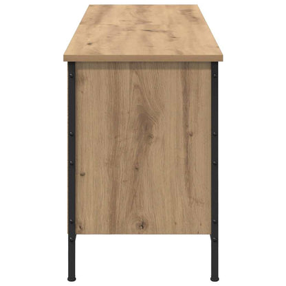 Skříň Na Obuv 131 X 35 X 50 Cm Konstrukční Dřevo A Železo