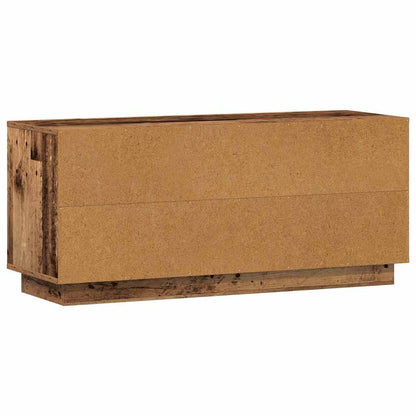 Televizní Skříň 102 X 35 X 45 Cm Staré Dřevo Kompozitní Dřevo