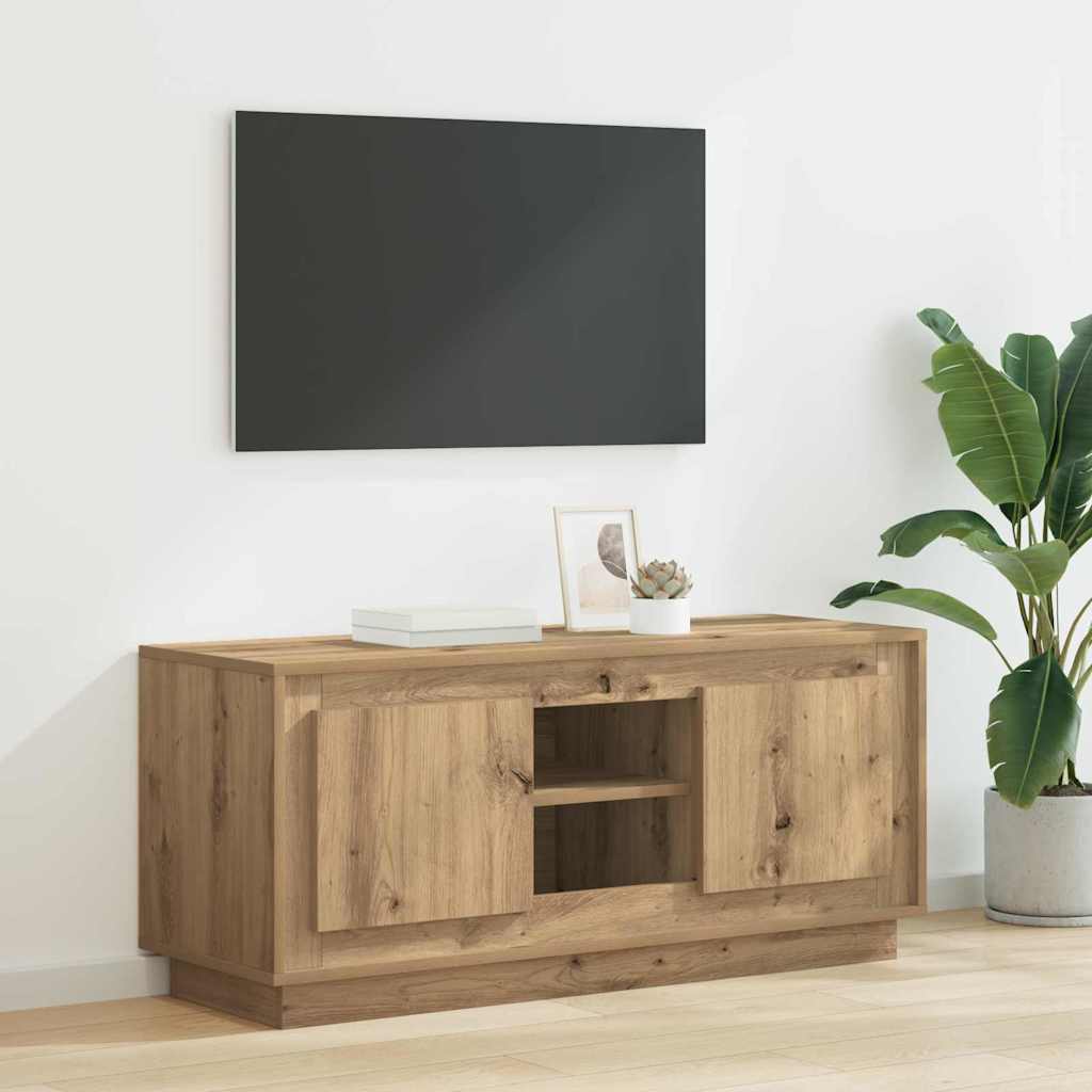 Televizní Skříň 102 X 35 X 45 Cm Artisanový Dub