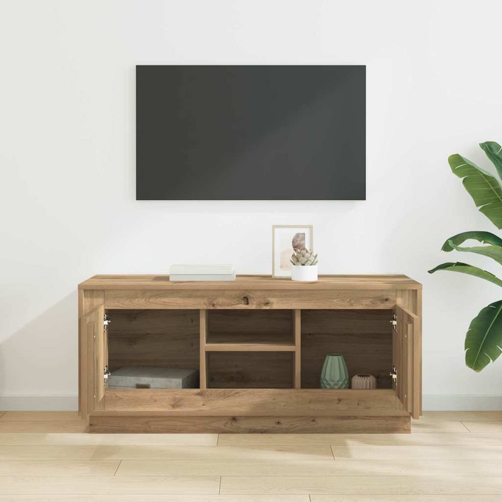 Televizní Skříň 102 X 35 X 45 Cm Artisanový Dub