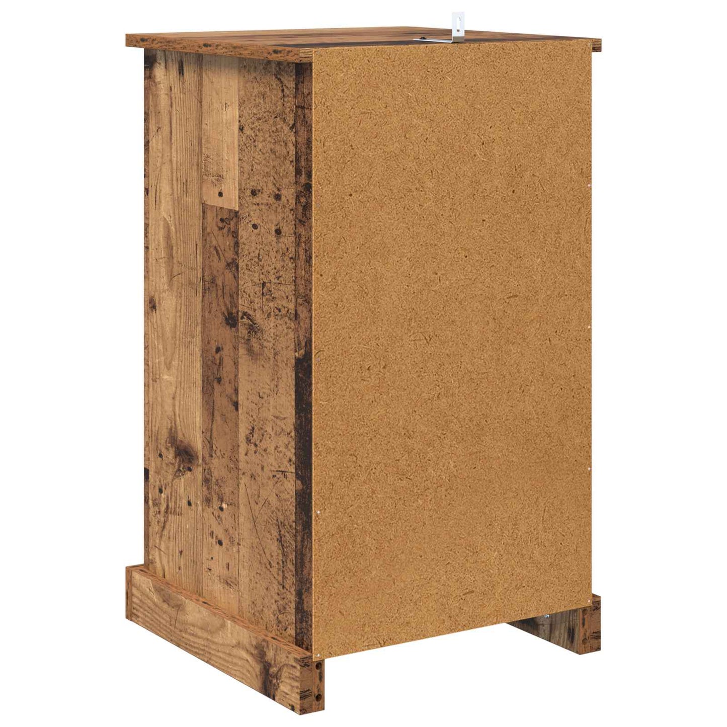Noční Skříňka Staré Dřevo 39 X 39 X 67,5 Cm Kompozitní Dřevo