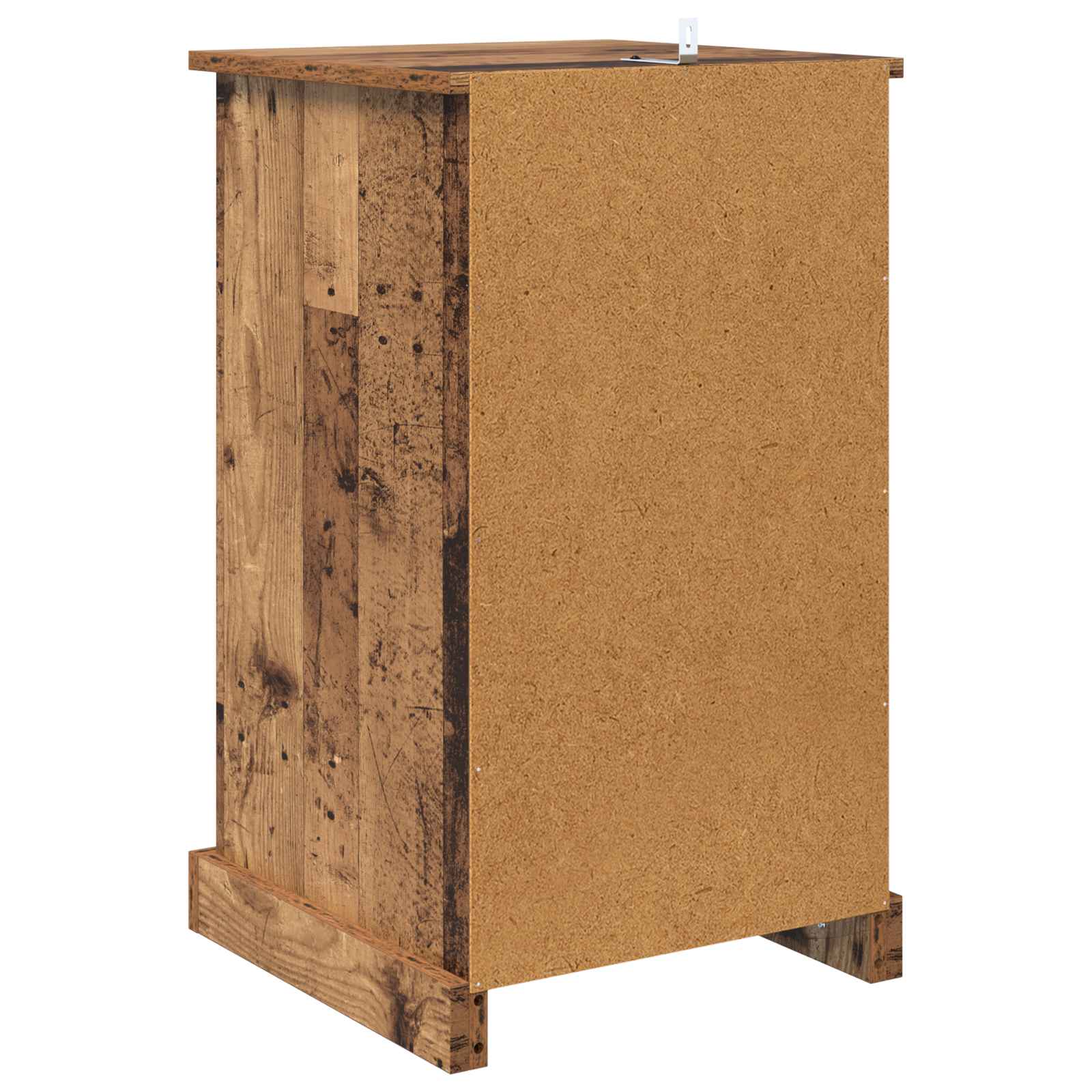 Noční Skříňka Staré Dřevo 39 X 39 X 67,5 Cm Kompozitní Dřevo