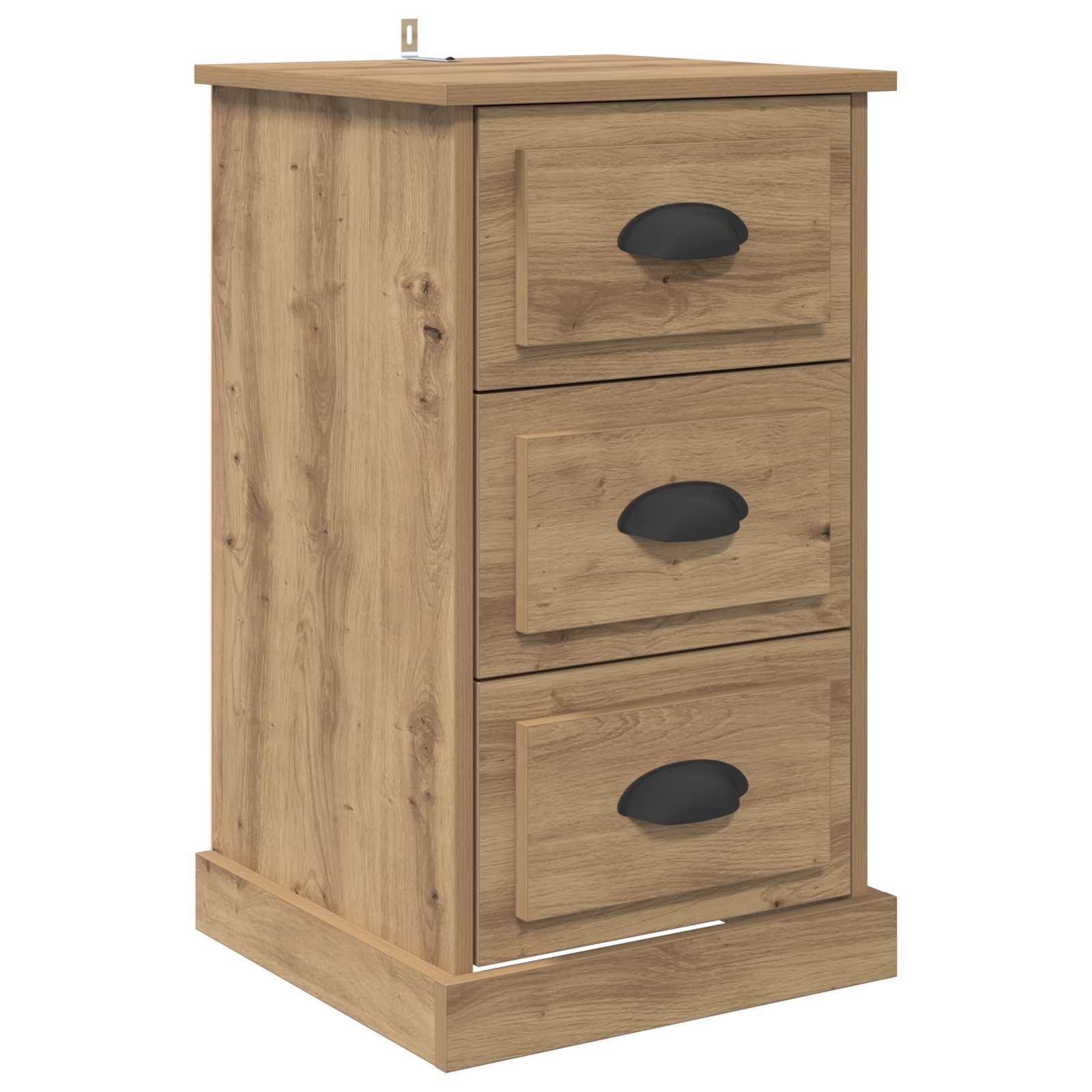 Noční Skříňka Artisanový Dub 39 X 39 X 67,5 Cm Kompozitní Dřevo
