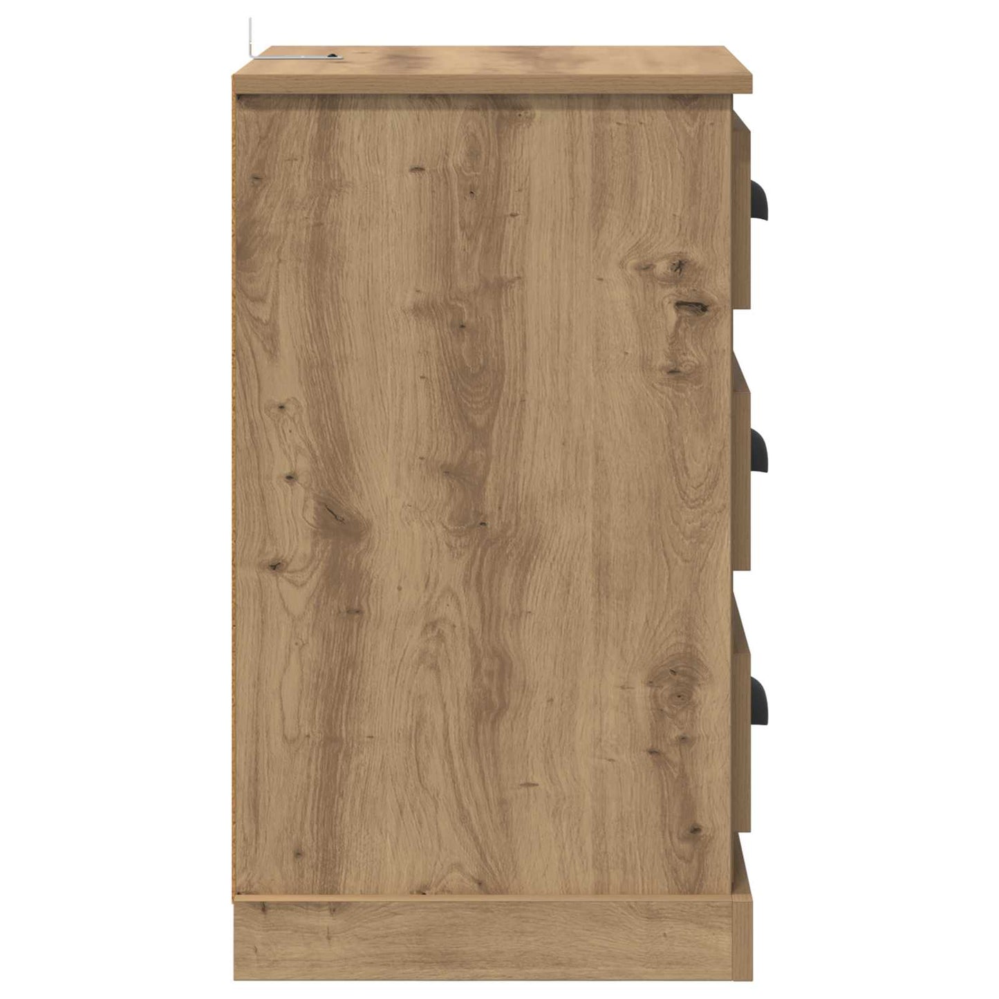 Noční Skříňka Artisanový Dub 39 X 39 X 67,5 Cm Kompozitní Dřevo