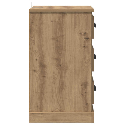 Noční Skříňka Artisanový Dub 39 X 39 X 67,5 Cm Kompozitní Dřevo